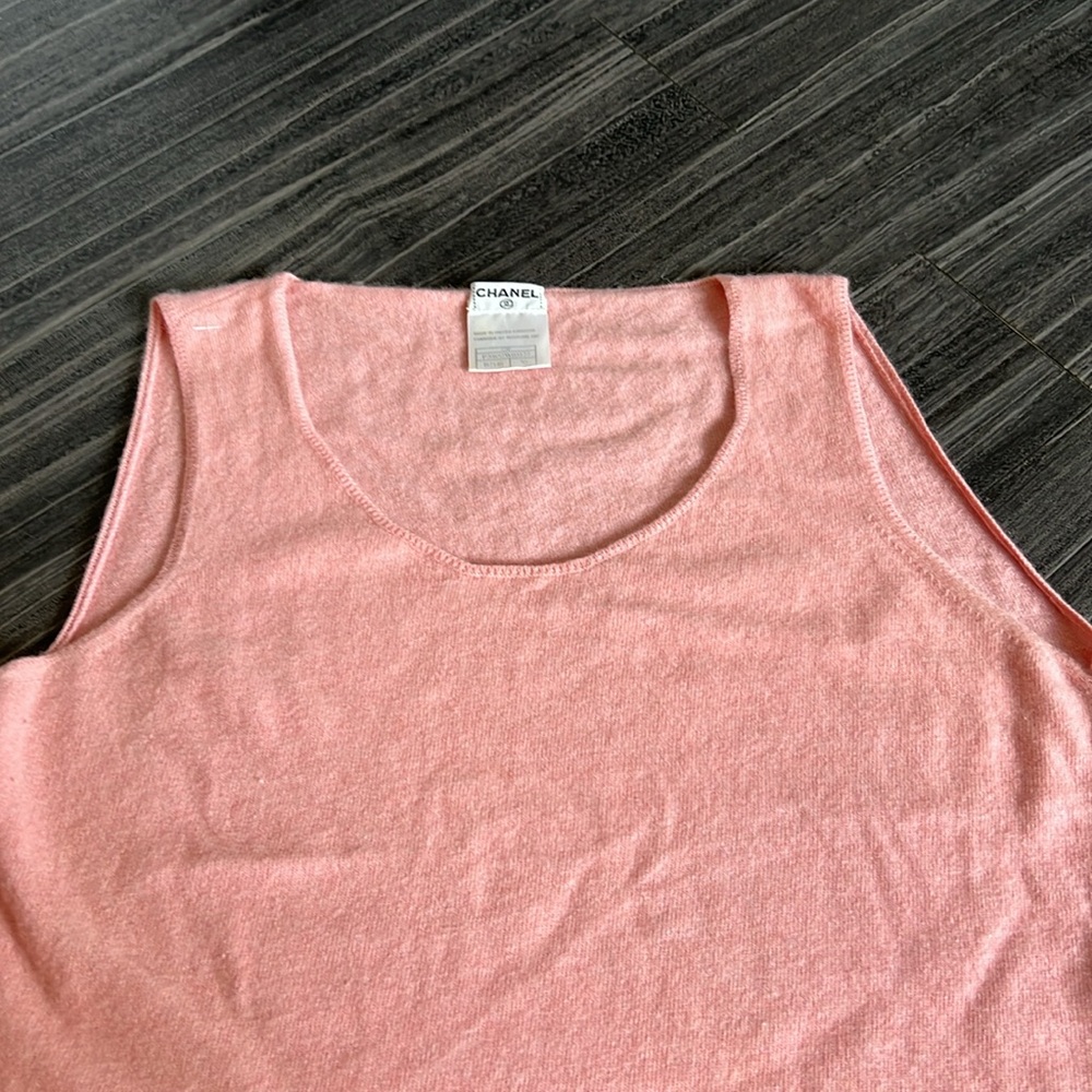 CHANEL Light Pink Tank Top - Picture 3 of 8